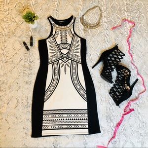Express black & white mini dress ♠️✨